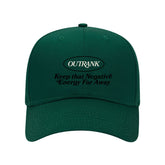Gorra OUTRANK Far Away Snapback ORH685 Verde oscuro